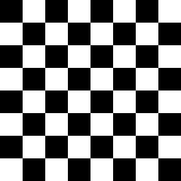 Checkerboard generated by Bismuth